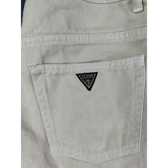 Vintage Guess USA American Tradition Jeans 31x29 Beige Straight Fit 90s - Picture 2 of 15